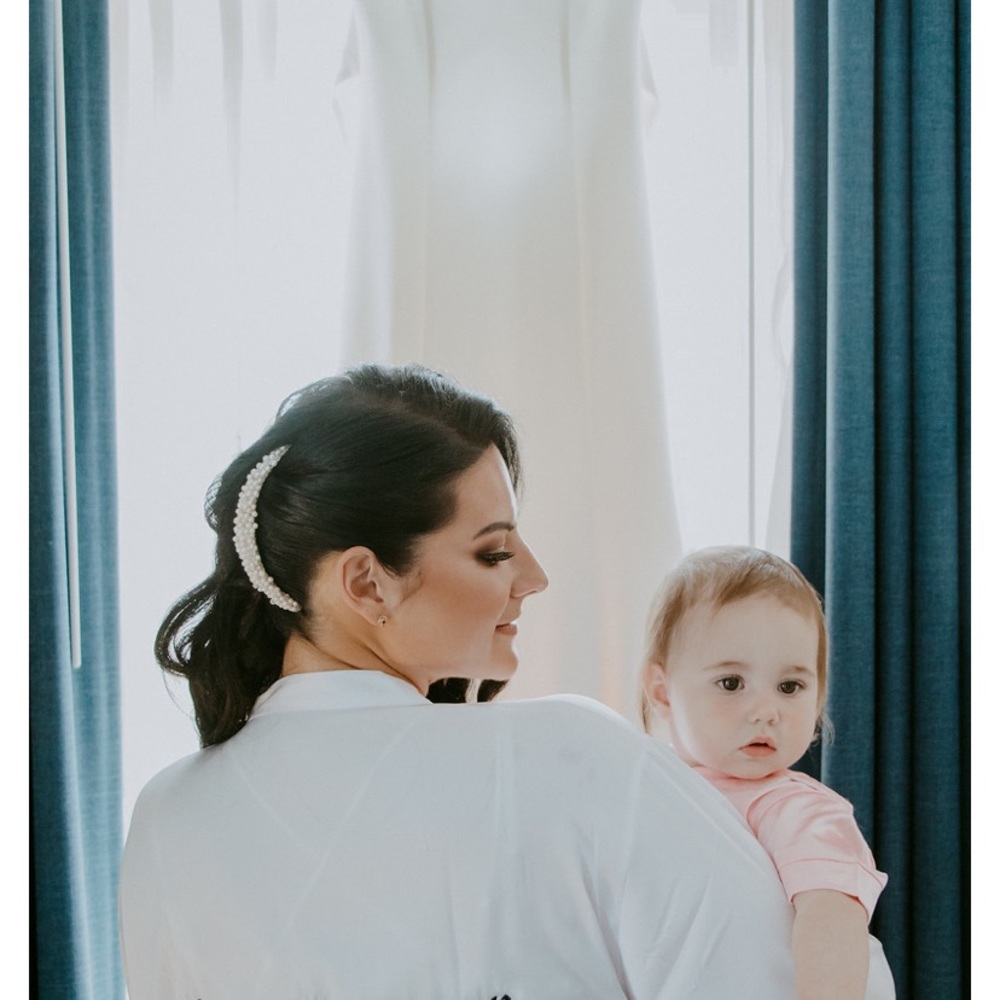 Large Pearl Bridal Comb